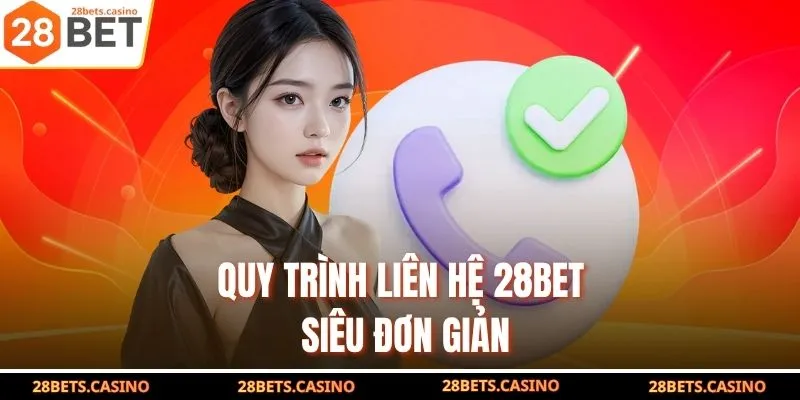 Quy trình liên hệ 28BET siêu đơn giản